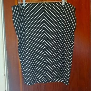 Lane Bryant Midi Knit Skirt Size 18